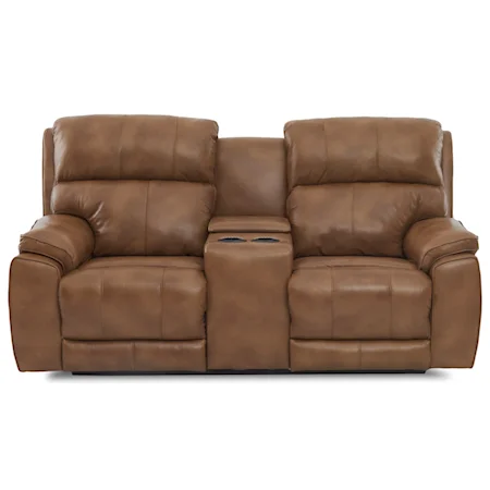 Reclining Loveseat with Cupholder Storage Console